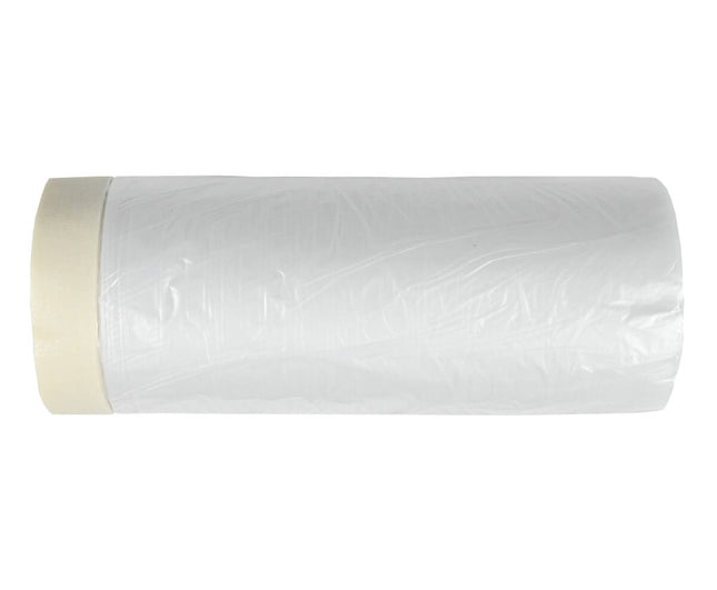Zelfklevende Afdekfolie 110cm x 20m: Beschermt wanden tegen verf.