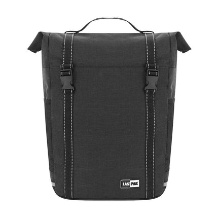 Zwarte Fietstas 15L, Waterafstotend, Met Ritssluiting en Handvat