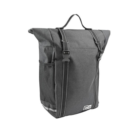 Zwarte Fietstas 15L, Waterafstotend, Met Ritssluiting en Handvat