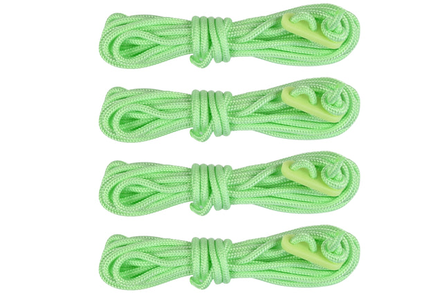 Scheerlijn glow in the dark + spanners 4 x 3 mtr – Diameter/MM 3, 3 meter