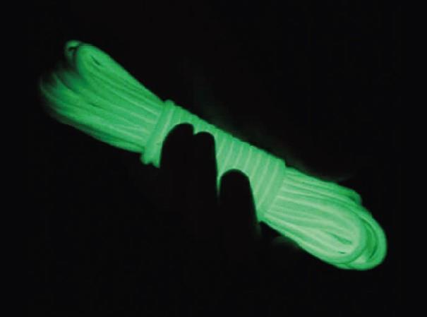 Scheerlijn glow in the dark + spanners 4 x 3 mtr – Diameter/MM 3, 3 meter