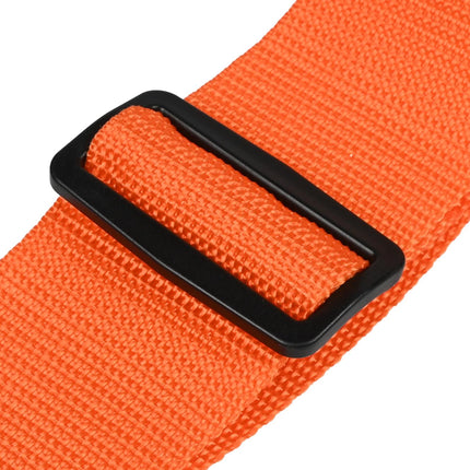 Kofferspanband + cijferslot oranje – Breedte ca. 5 cm, Lengte ca. 180 cm, Kleur oranje