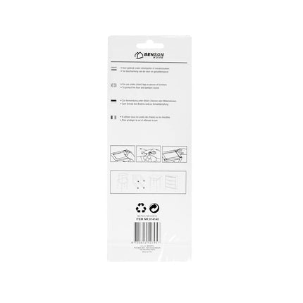 Zelfklevend Antikrasvilt Zwart Mix - Beschermt Vloeren