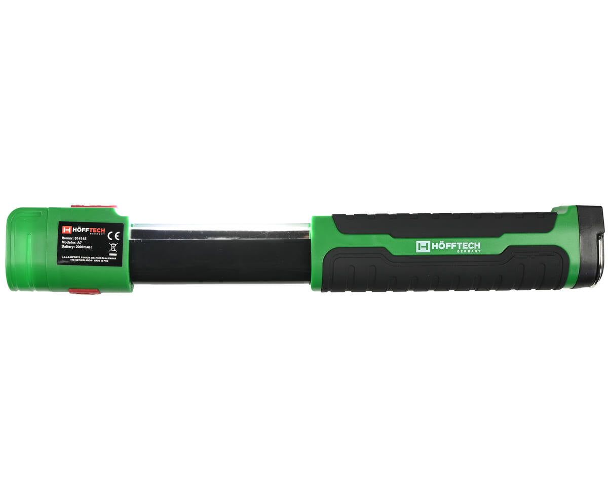 Telescopische COB Looplamp 4W 500lm, oplaadbaar met USB-C, magnetisch