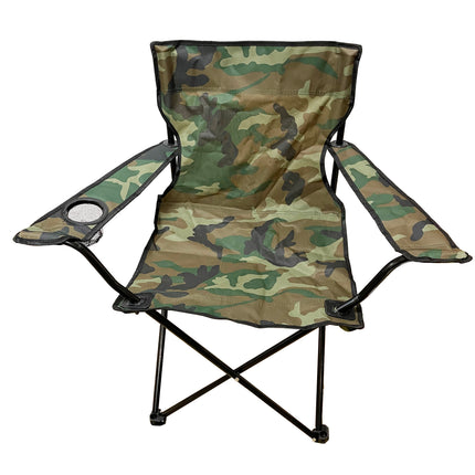 Campingstoel 50 x 50 x 80 cm camouflage – MATERIAAL 600D POLYESTER, GROOTTE 50*50*80 CM: