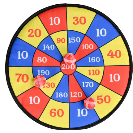 Dartbord kids klittenband ø36 cm – Materiaal polyester en pp, 3 cm