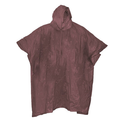 Poncho duurzaam bruin – Materiaal PVC, Lichtgewicht
