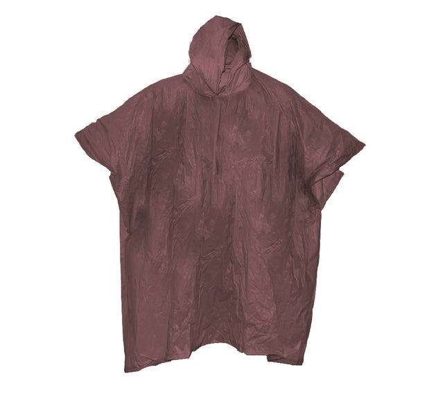 Poncho duurzaam bruin – Materiaal PVC, Lichtgewicht