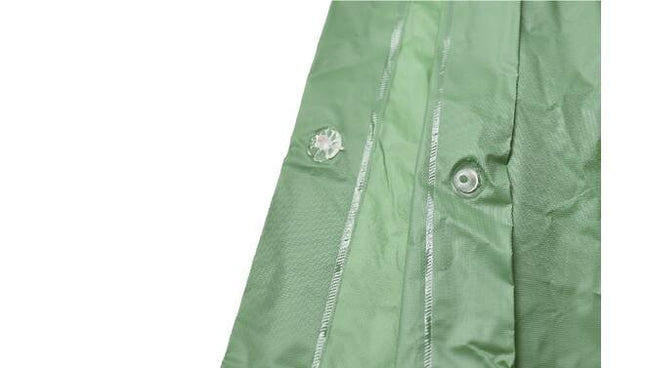 Poncho herbruikbaar groen – Materiaal PVC, Lichtgewicht