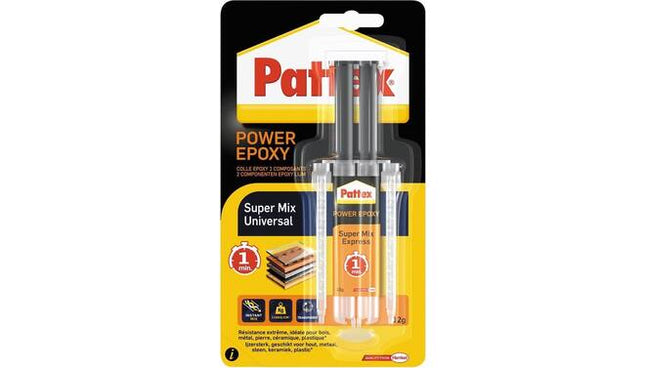 Pattex Epoxy 11ml: Sneldrogend voor hout, metaal, kunststof reparaties