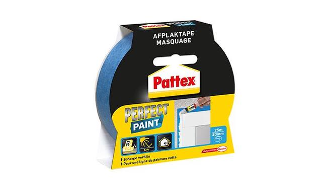 Pattex afplaktape perfect paint 30 mm x 25 mtr