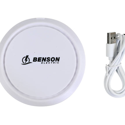 Draadloze Qi-lader Ø10,5 cm, 5W-10W, incl. USB-kabel 75 cm