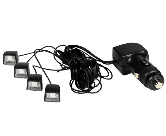 Auto Interieur LED Verlichting 16 Kleuren 12V met Afstandsbediening