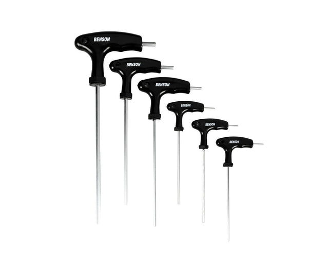 Inbus T Sleutelset 6-delig: 2-6mm, voor meubels & fietsreparatie