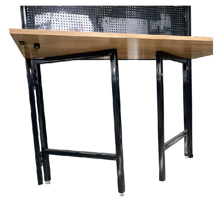 Inklapbare Werkbank 146x122x54 cm met 150 kg Draagvermogen, Ideaal voor Werkplaatsen