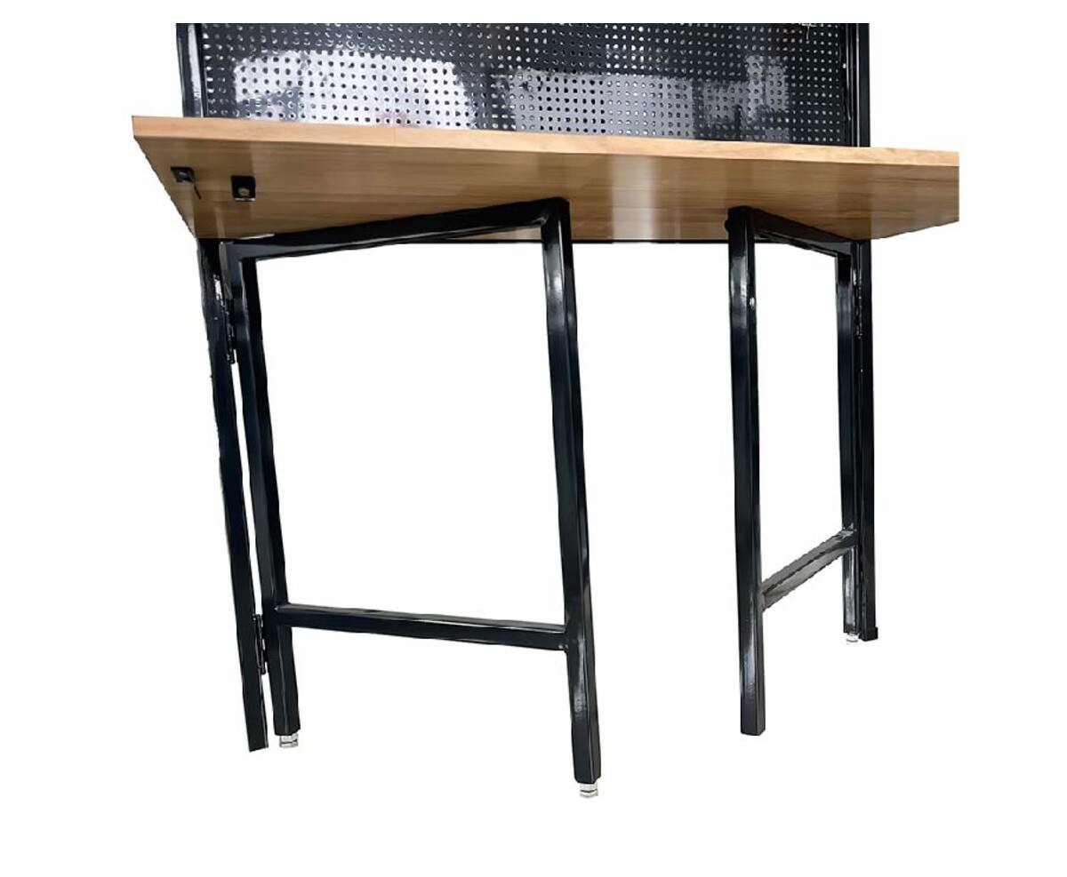 Inklapbare Werkbank 146x122x54 cm met 150 kg Draagvermogen, Ideaal voor Werkplaatsen