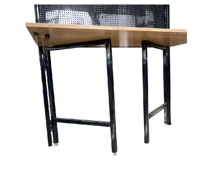 Inklapbare Werkbank 146x122x54 cm met 150 kg Draagvermogen, Ideaal voor Werkplaatsen