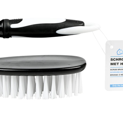 Schrobborstel met handvat – Lengte ca. 13 cm, 13 cm