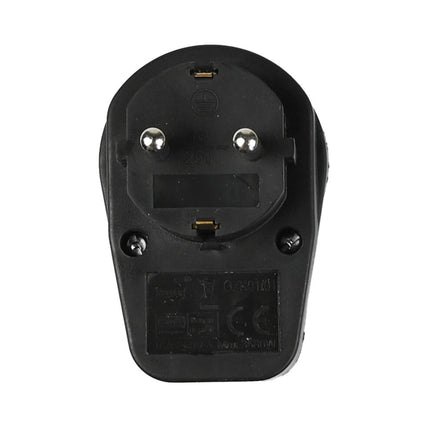 Zwart RA Stopcontact + Schakelaar, 3500W, Modern Design, Niet BE/FR