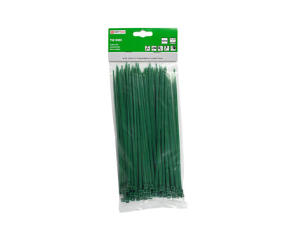 Groene Kabelbinders 3.6x200mm, 100 Stuks - Ideaal voor Kabelbeheer