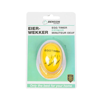 Eierwekker: Perfecte Eieren met Kleurindikatie voor Zacht, Medium, Hard.