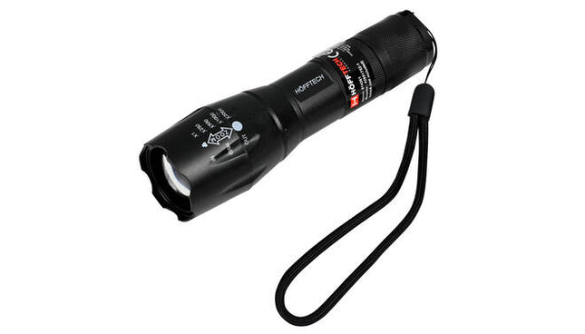 Zaklamp Tactical Superbeam 5W - 5 Modi, 2000x Zoom, Outdoor Gebruik