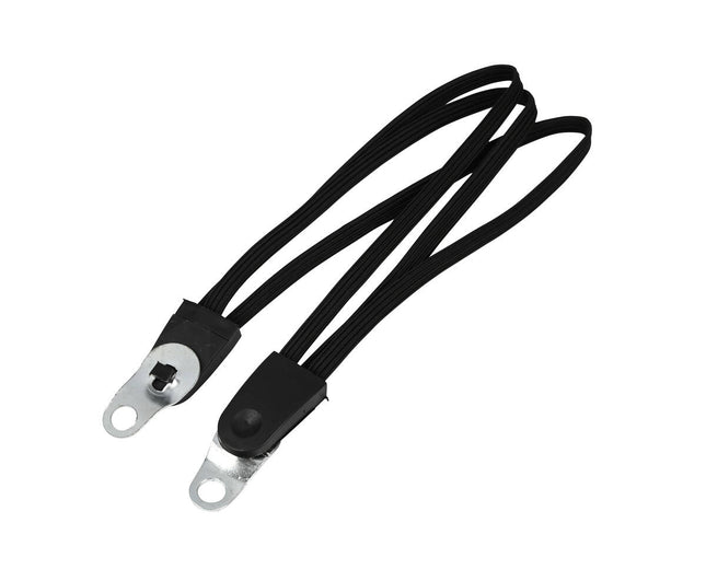 Snelbinderset Zwart - Elastisch 60x3x1cm voor Fietsbagagedrager