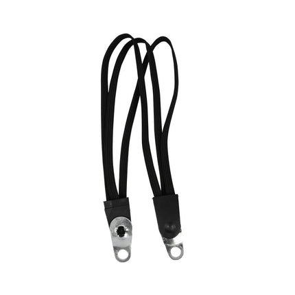 Snelbinderset Zwart - Elastisch 60x3x1cm voor Fietsbagagedrager
