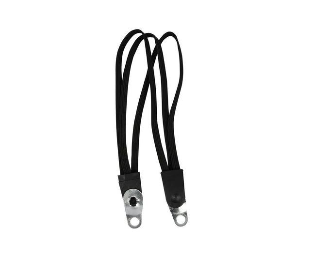 Snelbinderset Zwart - Elastisch 60x3x1cm voor Fietsbagagedrager
