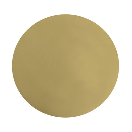 Gouden RVS Onderzetters 8,5 cm, Set van 6 met Houder voor Tafels