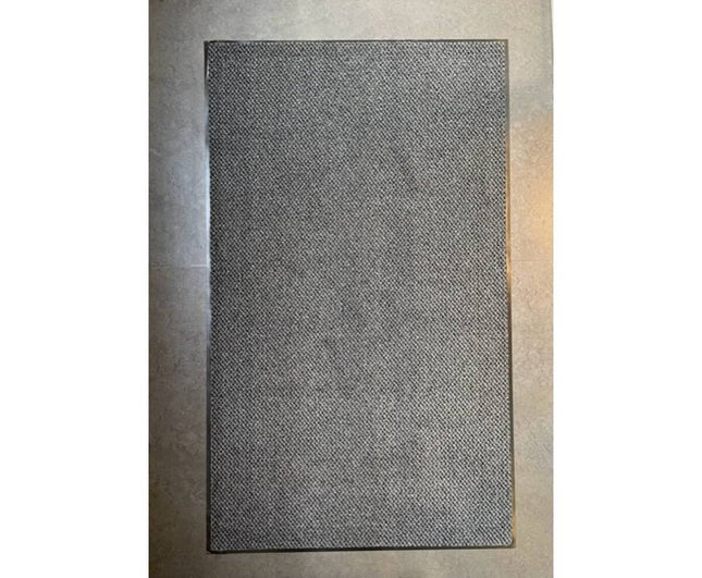 Deurmat 90x150 cm Antraciet: Absorbeert Vuil, Anti-slip Basis