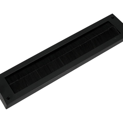 Brievenbus Tochtafsluiter Zwart 340x79mm, Houdt Koude Lucht Buiten