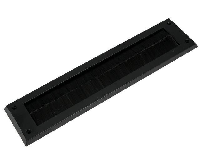Brievenbus Tochtafsluiter Zwart 340x79mm, Houdt Koude Lucht Buiten