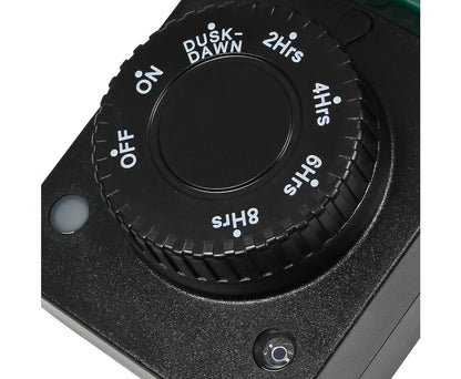Tijdschakelaar Sensor Buiten, 230V, 8A, IP44, Dag/Nacht, Afteltimer.
