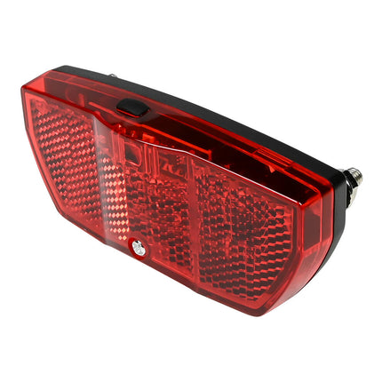 LED Fietsachterlicht 3 Lumen, 3 standen, IPX3, incl. batterijen, universeel