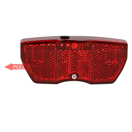 LED Fietsachterlicht 3 Lumen, 3 standen, IPX3, incl. batterijen, universeel