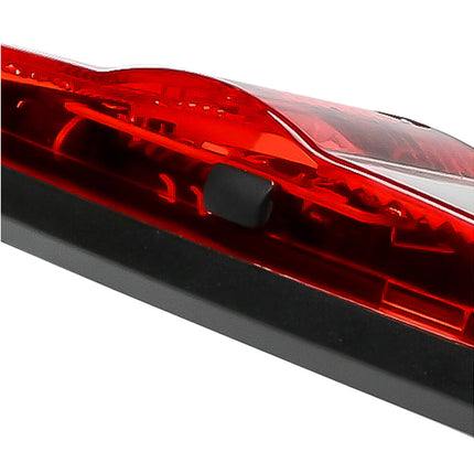 LED Fietsachterlicht 3 Lumen, 3 standen, IPX3, incl. batterijen, universeel