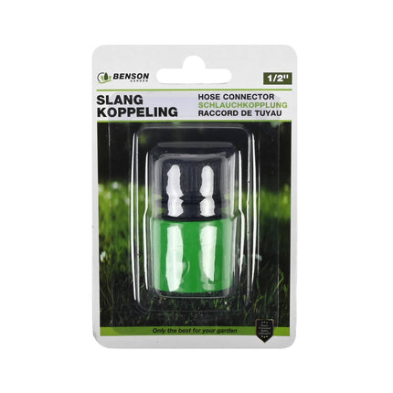 Slangkoppeling 1/2" - Snelle Installatie voor Tuinbewatering