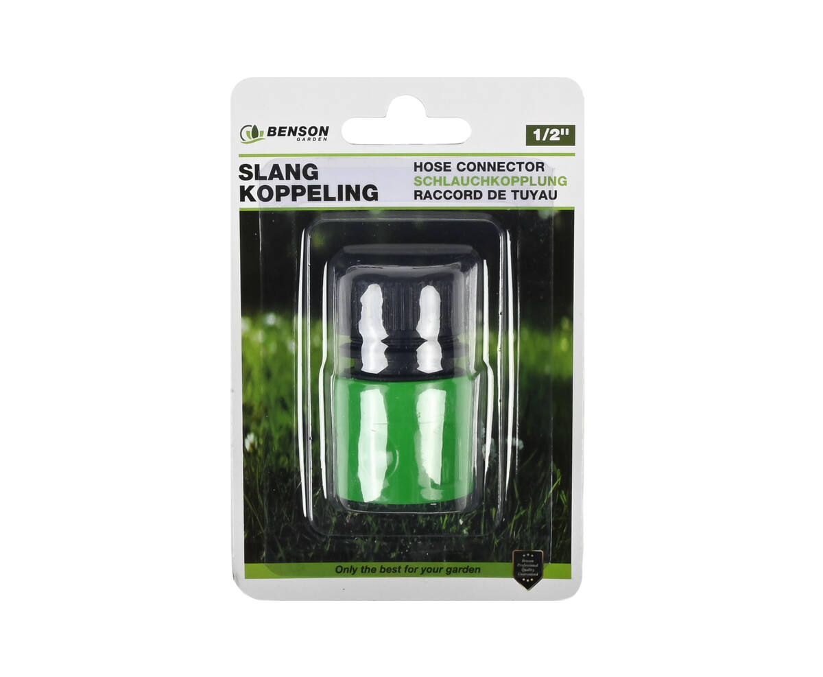 Slangkoppeling 1/2" - Snelle Installatie voor Tuinbewatering