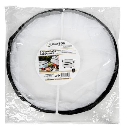 Foodcover opvouwbaar rond 37 x 15,5 cm – Afmetingen ø 37 X 15,5 CM