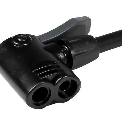 Fietspomp 120 PSI, Manometer, 65cm Slang, Presta/Schrader Ventielen