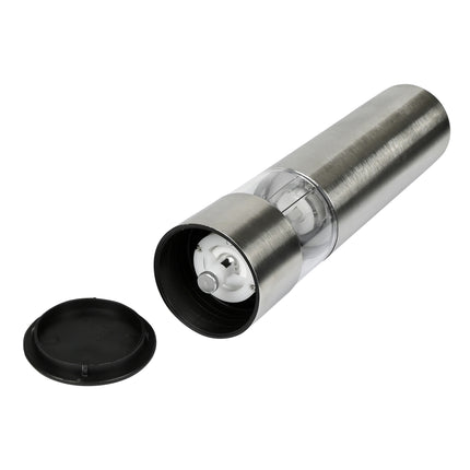 Peper- of zoutmolen elektrisch – Hoogte 23 cm, Batterij 4 x AA, 23 cm