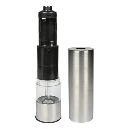 Peper- of zoutmolen elektrisch – Hoogte 23 cm, Batterij 4 x AA, 23 cm