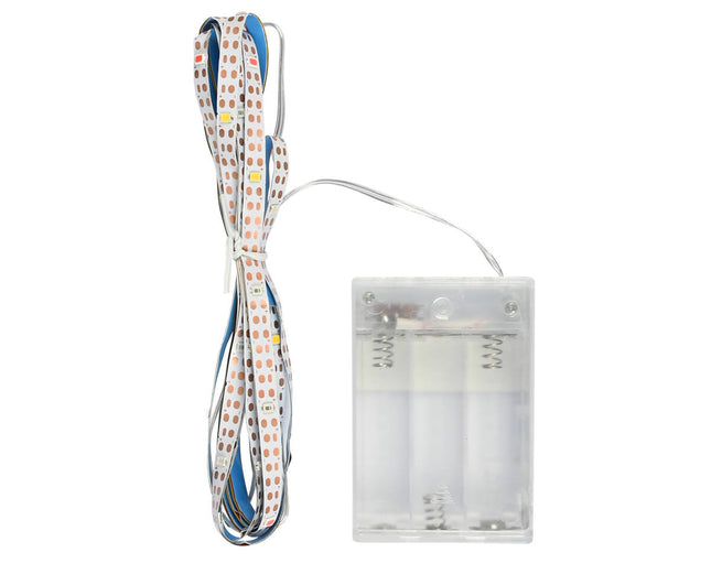 Flexibele 2m LED Strip, 4 Kleuren, Batterijvoeding, Sfeerverlichting