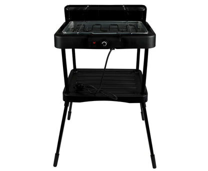 Elektrische BBQ 2-in-1: 1800W, voor binnen/buiten, 39x23cm grillplaat