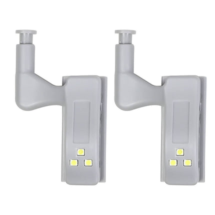 Automatische LED Kastverlichting 3 LED's, Set van 2, Incl. Batterijen