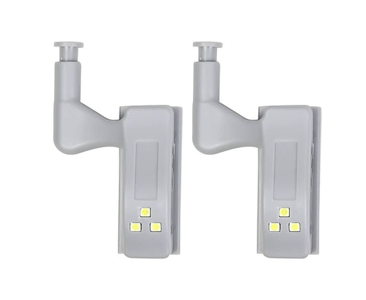 Automatische LED Kastverlichting 3 LED's, Set van 2, Incl. Batterijen