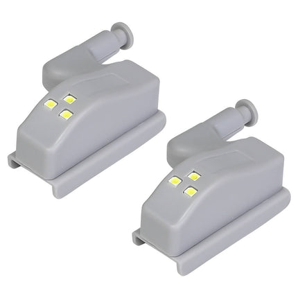 Automatische LED Kastverlichting 3 LED's, Set van 2, Incl. Batterijen