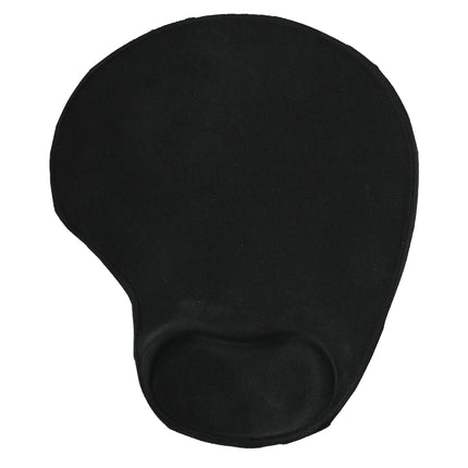 Muismat XL ergonomisch – Kleur zwart, Afmetingen 20.2 x 24 cm, Dikte 0.15 mm, 24 cm