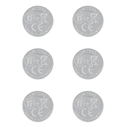 Batterij knoopcel 3V CR2032 lithium 6 dlg – Model CR2032, Type Lithium knoopcel
